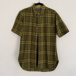 Men’s VTG Pendleton Wool Short Sleeve Button Down